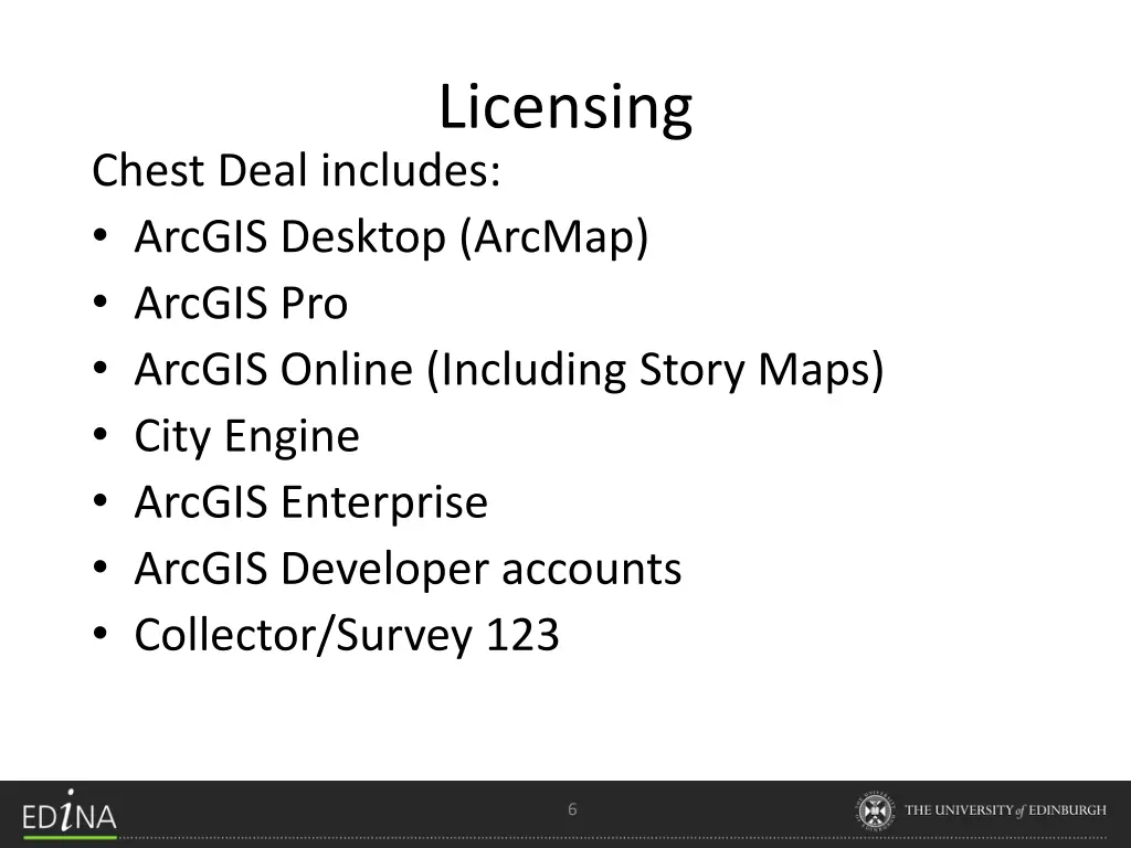 licensing