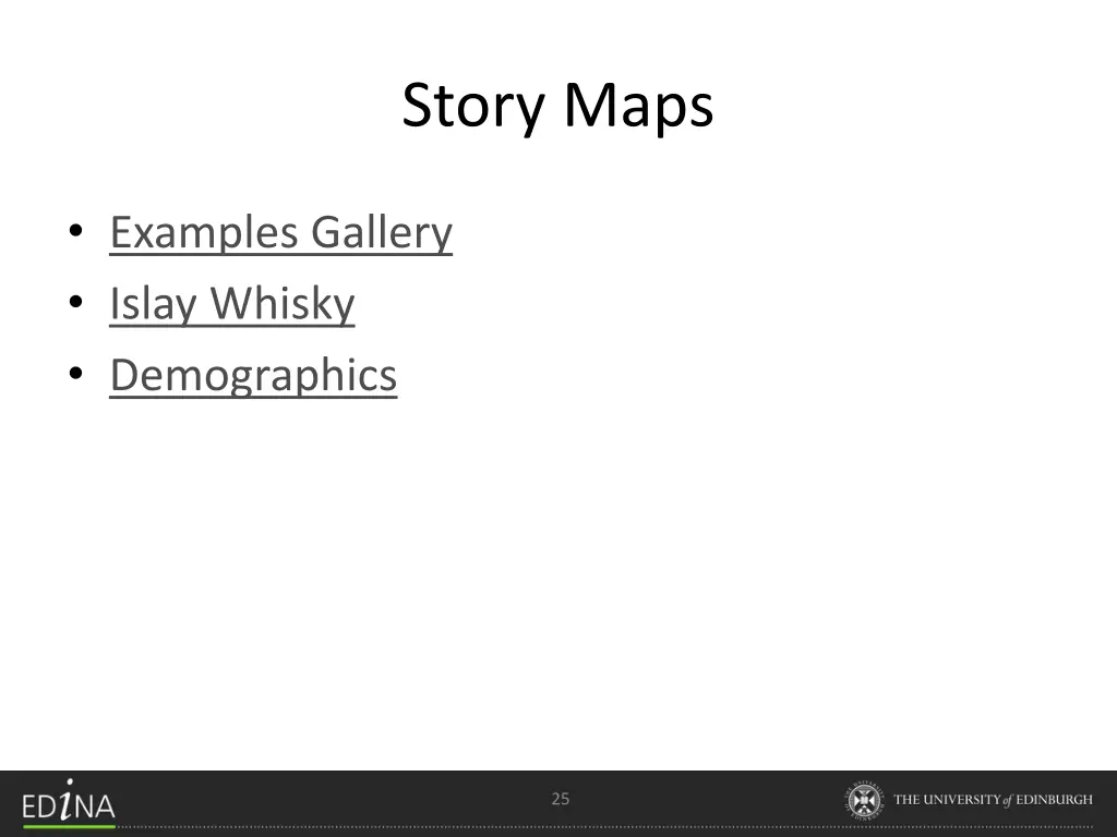 story maps