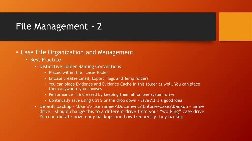 file management 2