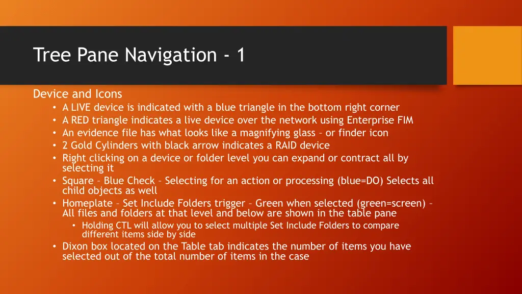 tree pane navigation 1