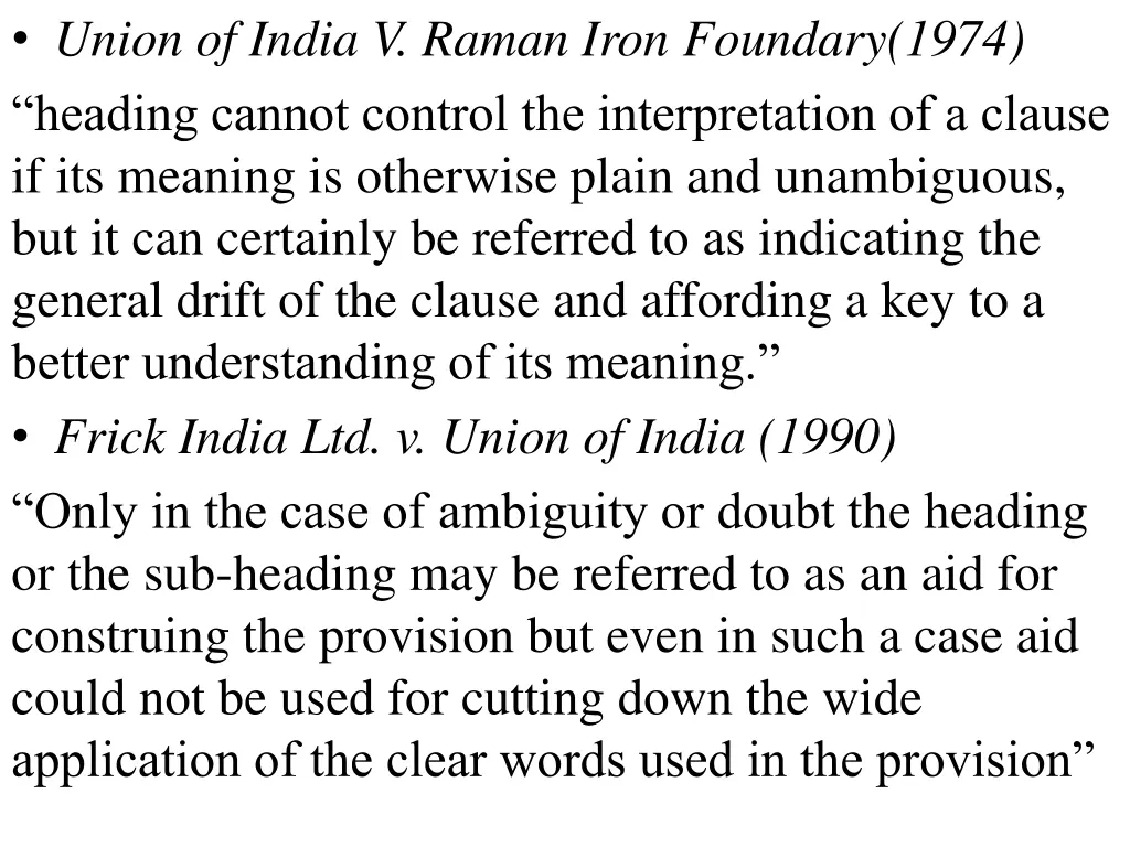 union of india v raman iron foundary 1974 heading