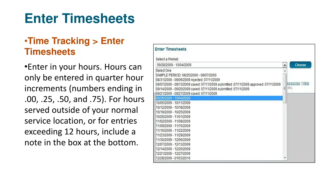 enter timesheets 1