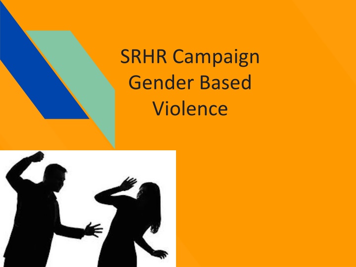 srhr campaign gender based violence