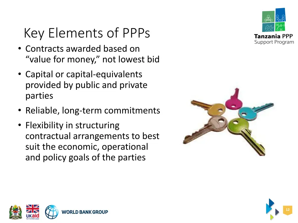 key elements of ppps contracts awarded based