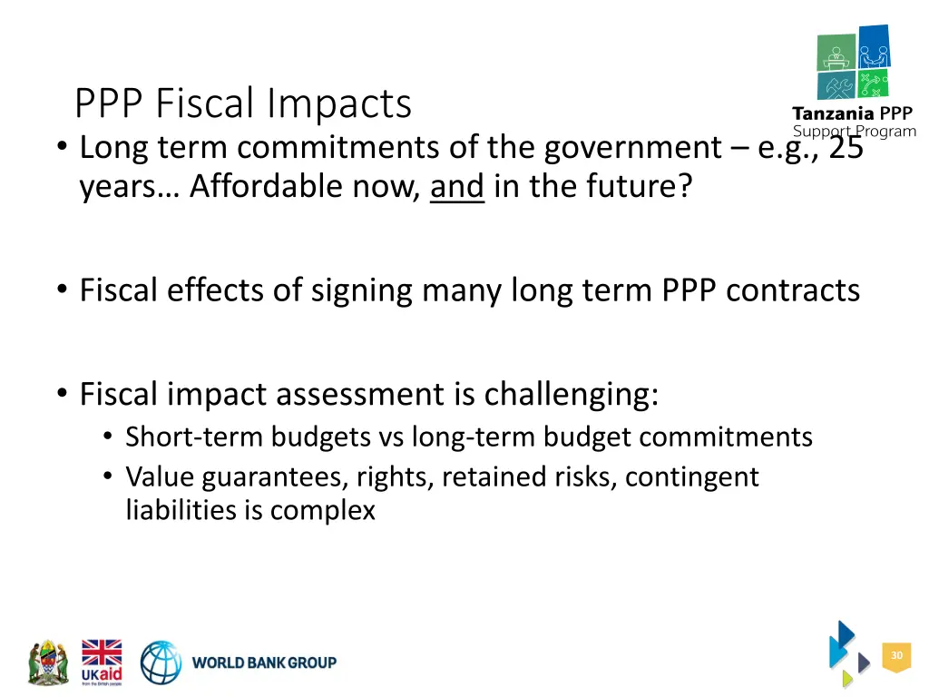 ppp fiscal impacts long term commitments