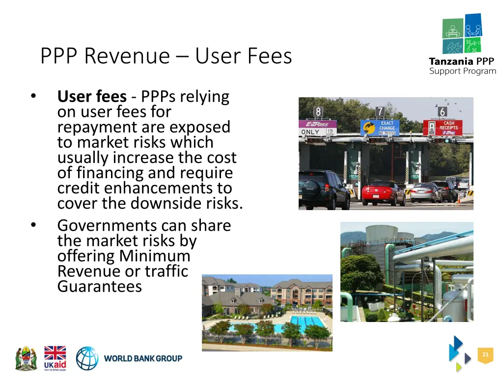 ppp revenue user fees