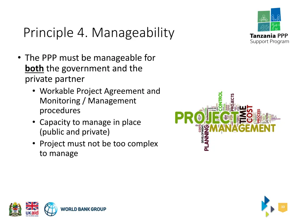 principle 4 manageability