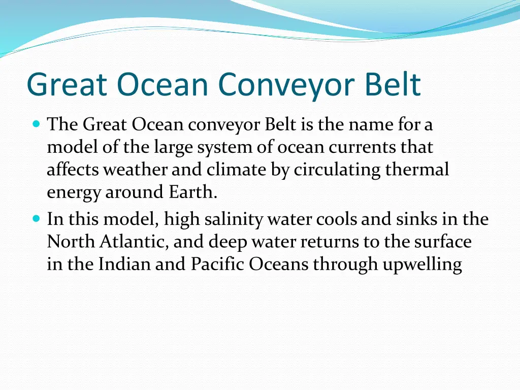 great ocean conveyor belt