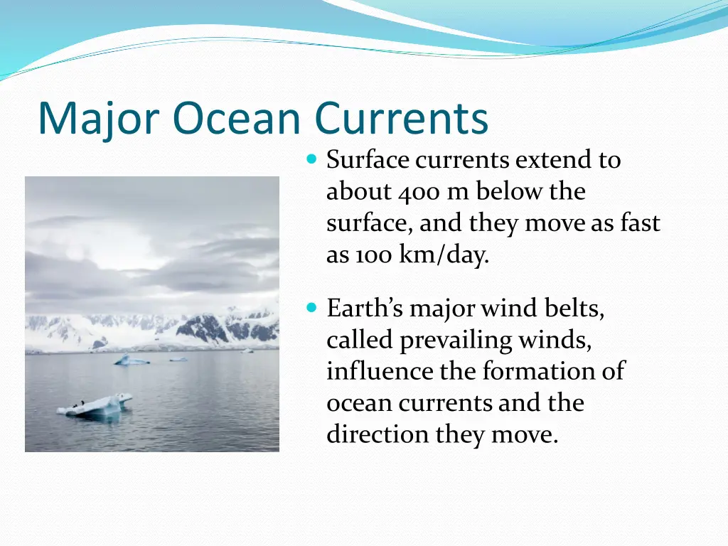 major ocean currents