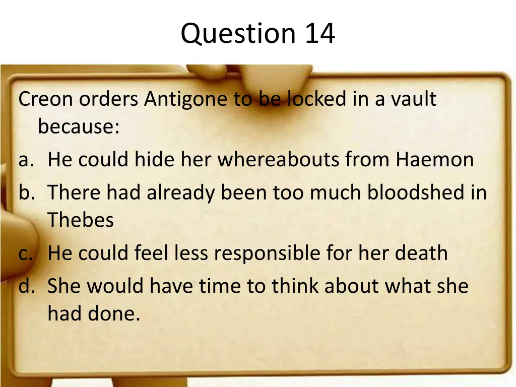 question 14