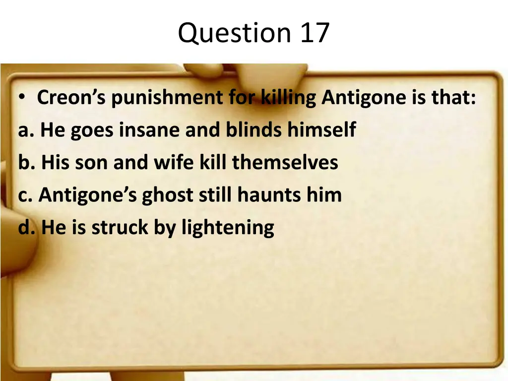 question 17