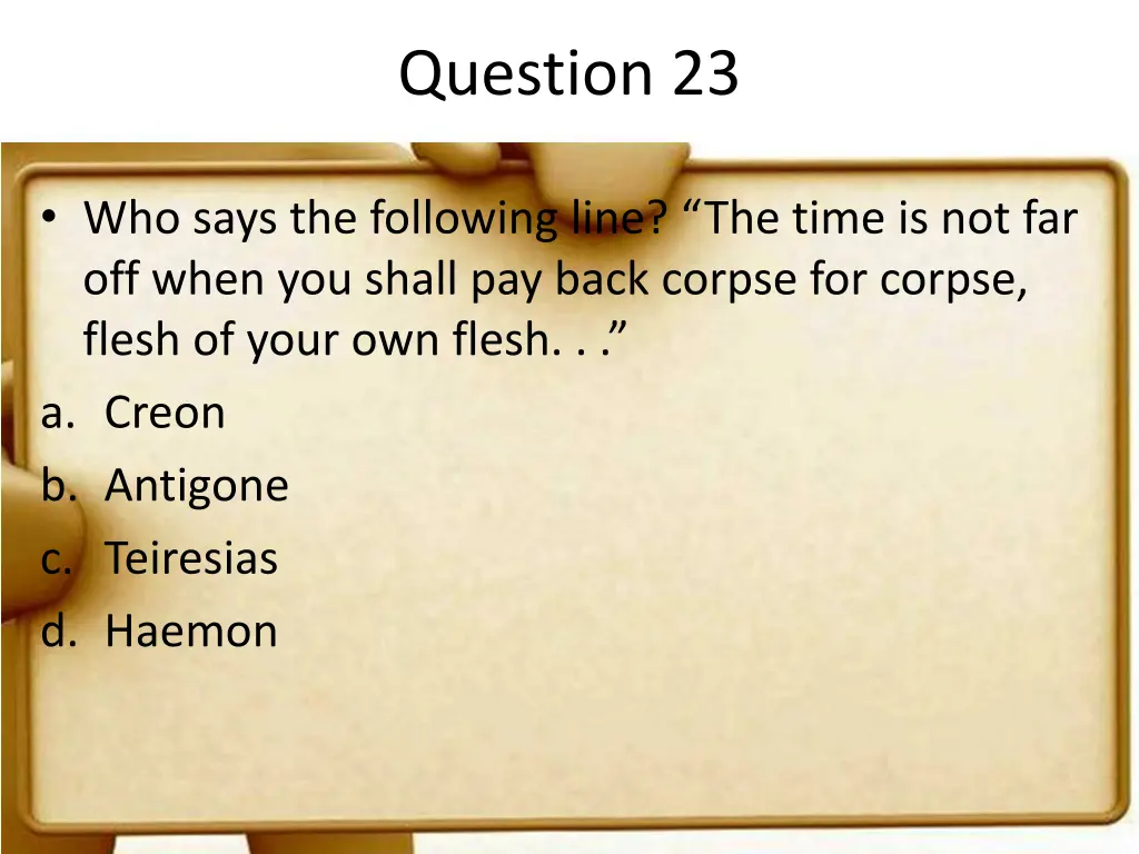 question 23