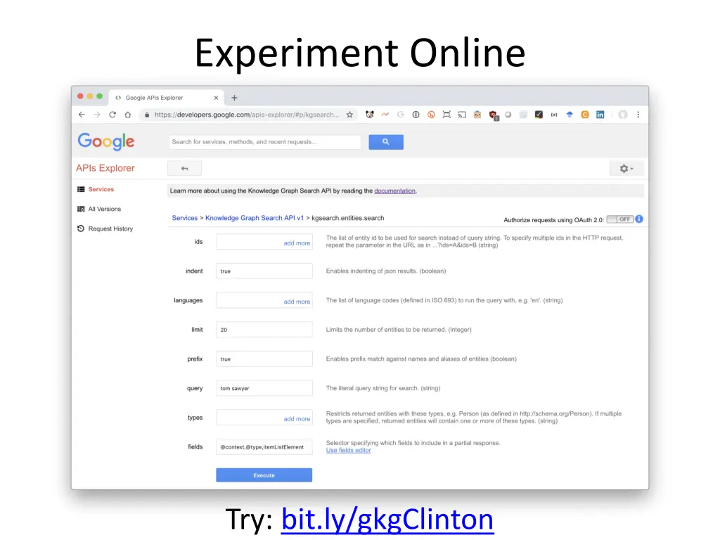 experiment online