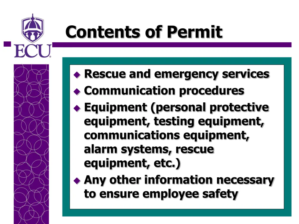 contents of permit 2