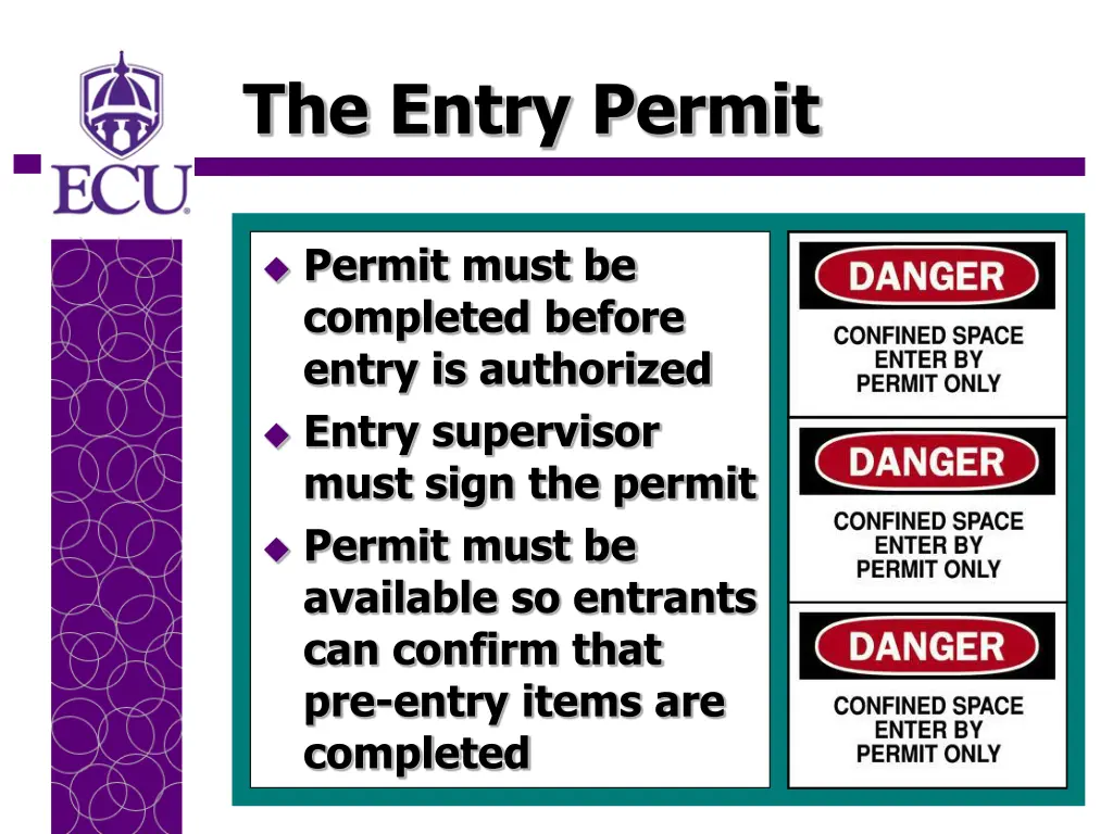 the entry permit