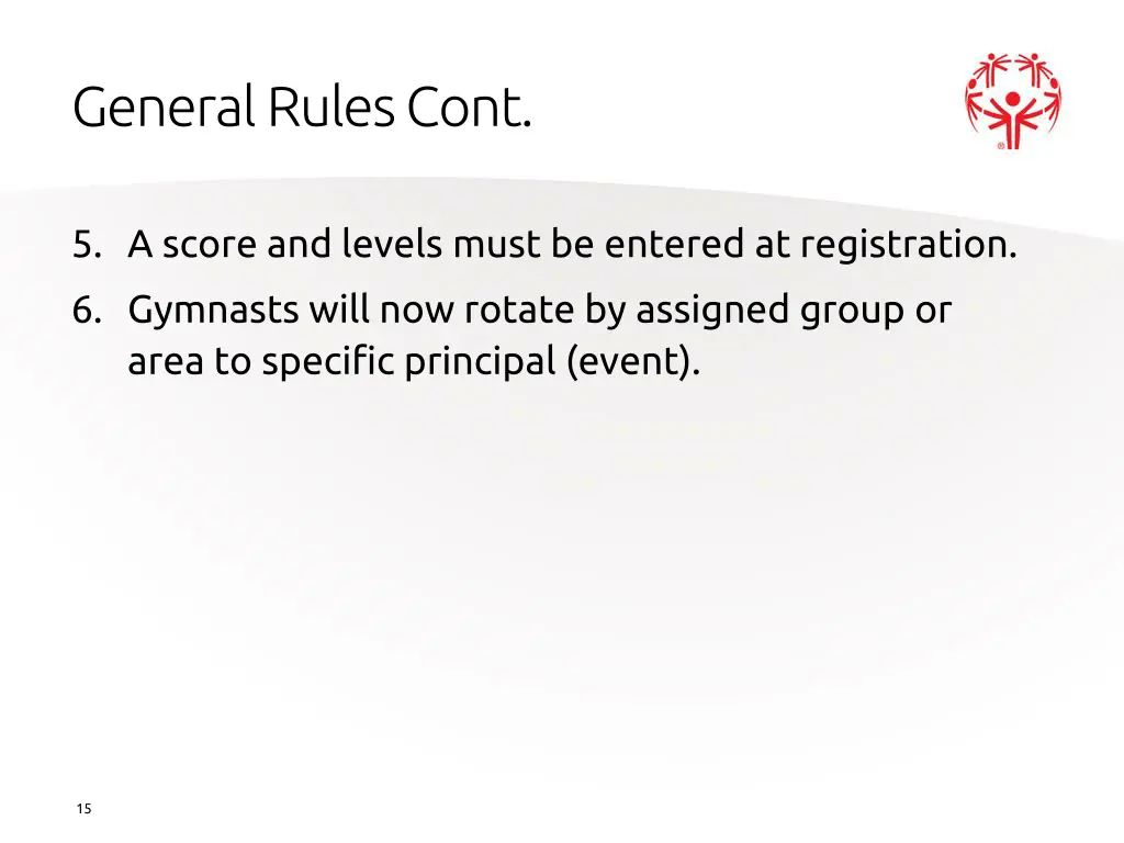 general rules cont 1