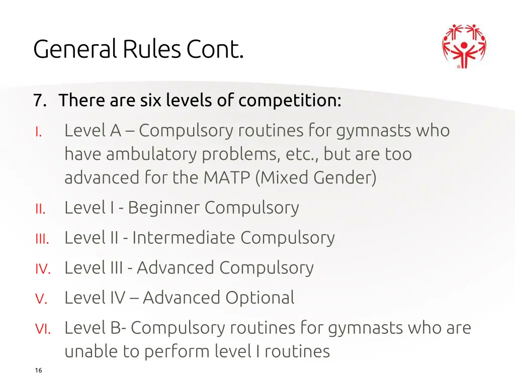 general rules cont 2