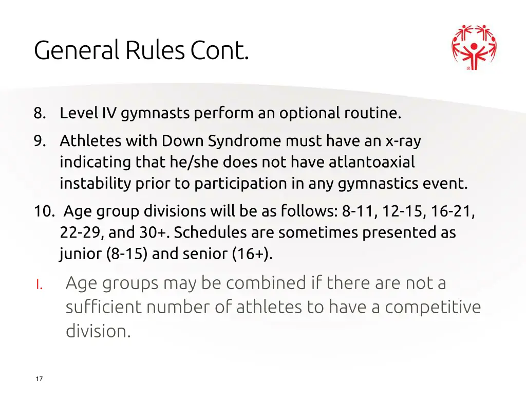 general rules cont 3