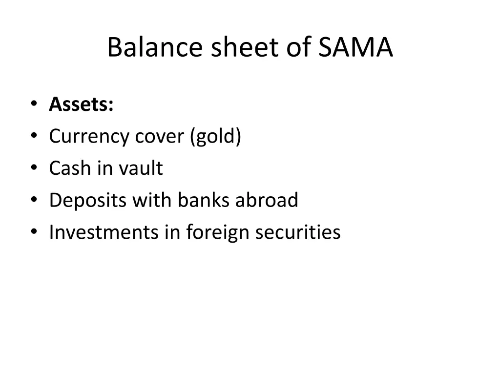 balance sheet of sama 1