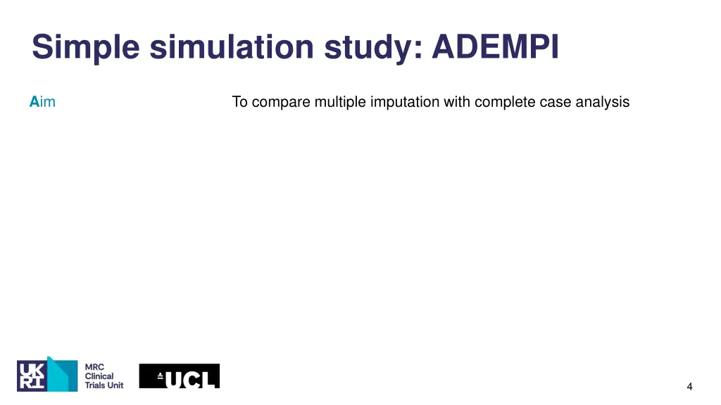 simple simulation study adempi 1