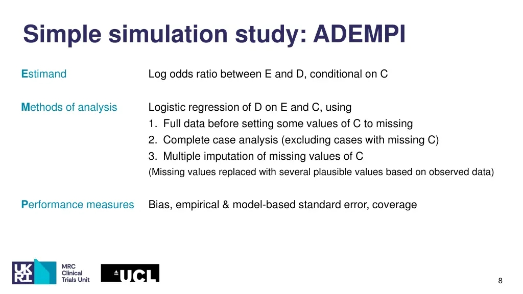 simple simulation study adempi 5