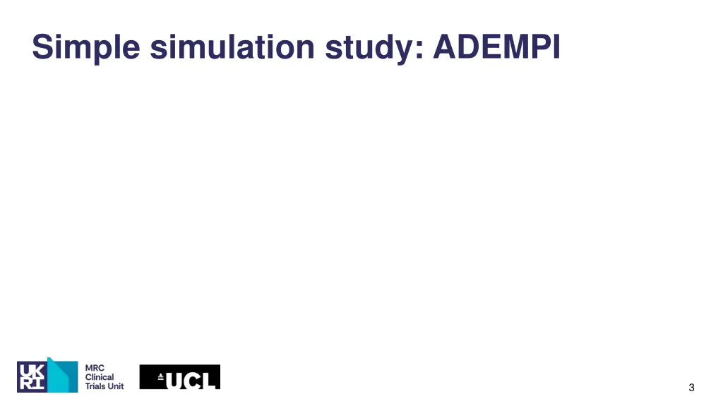 simple simulation study adempi