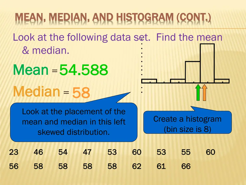 mean median and histogram cont mean median 1