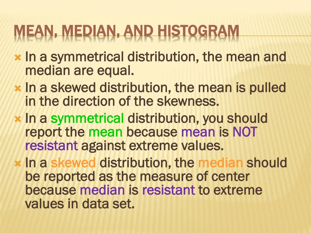 mean median and histogram mean median 1