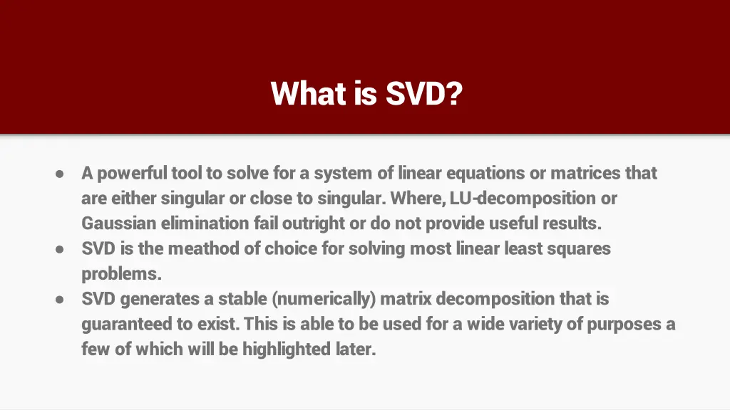 what is svd