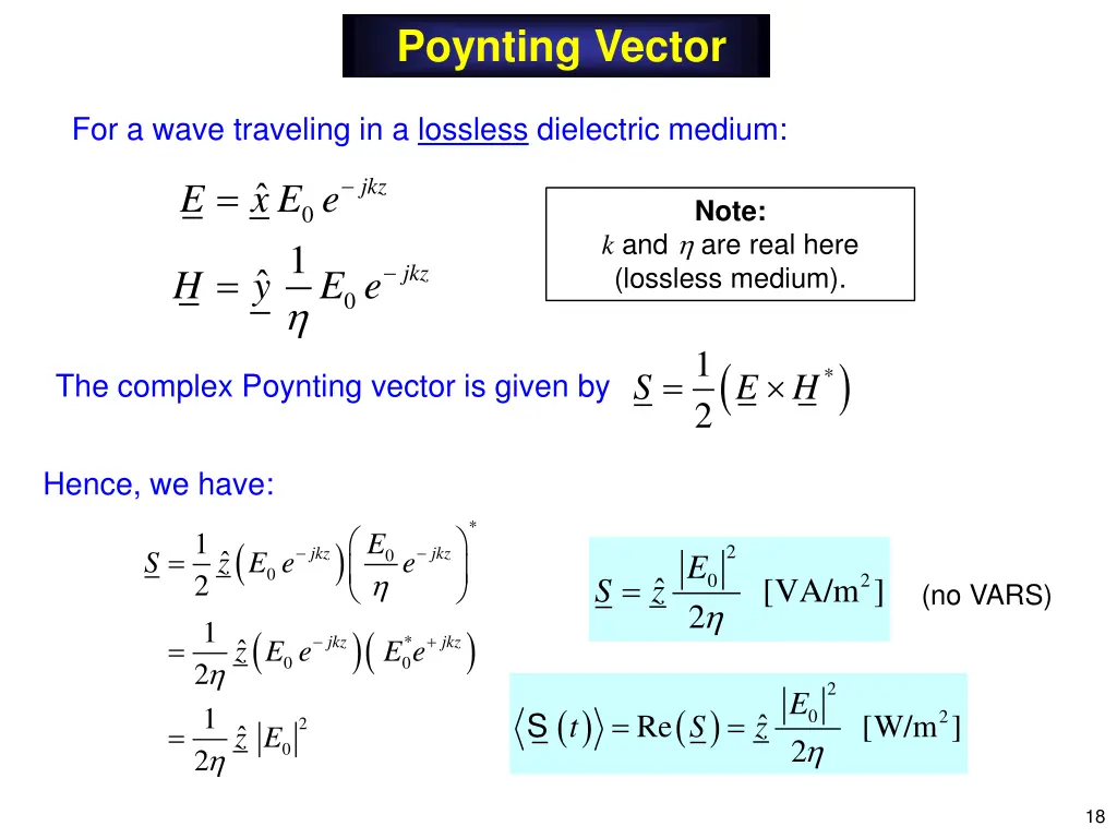 poynting vector