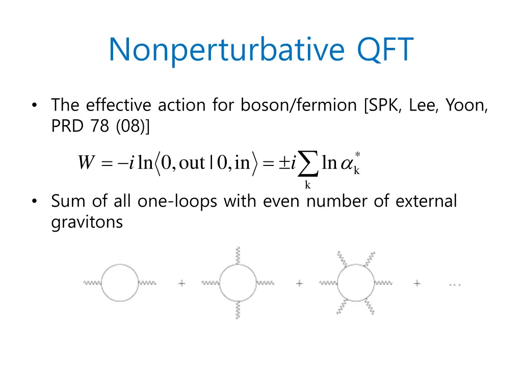 nonperturbative qft 1