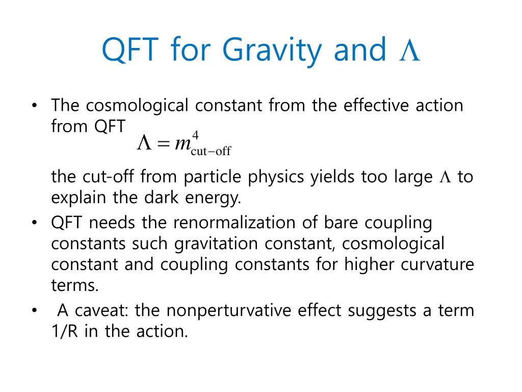 qft for gravity and