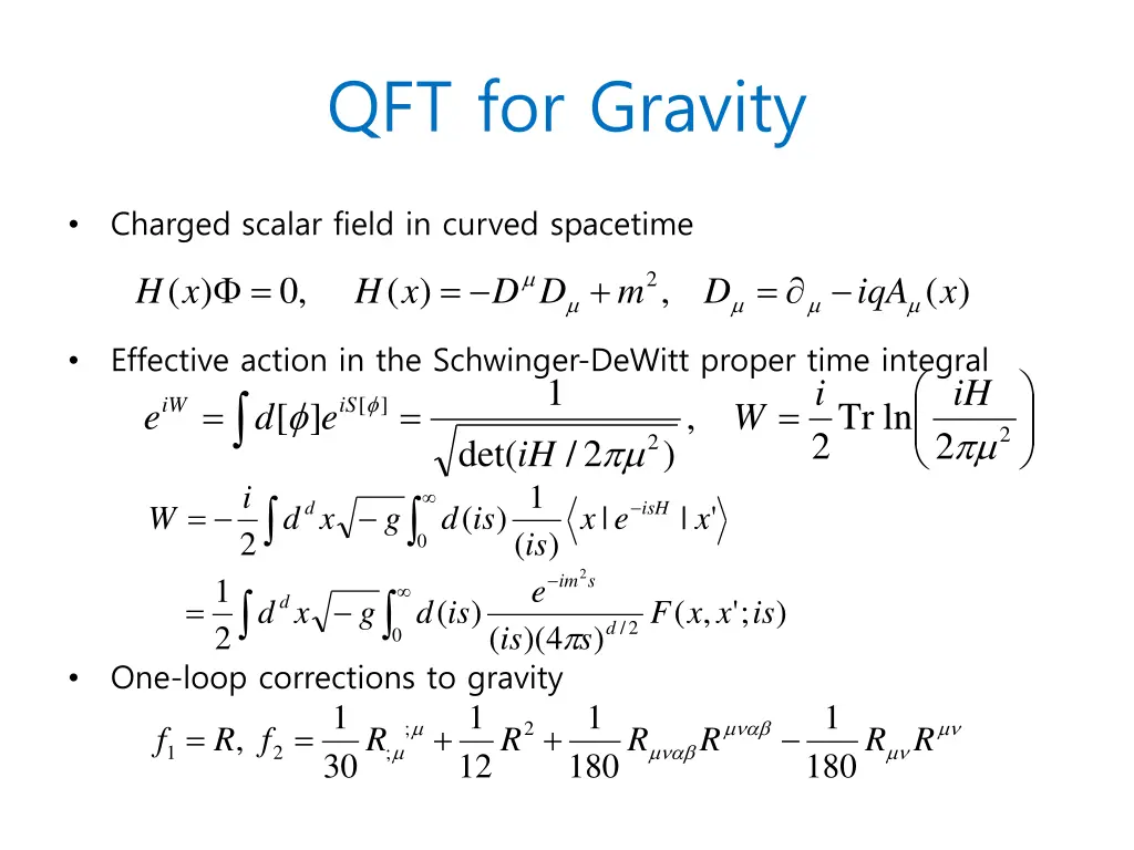 qft for gravity