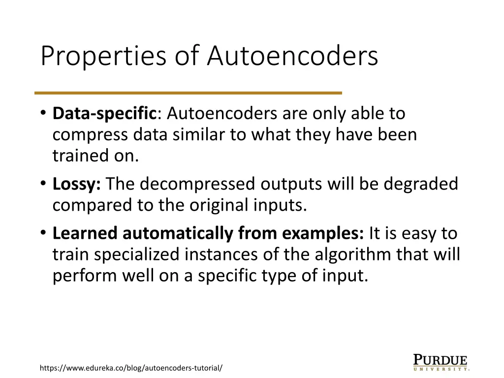 properties of autoencoders