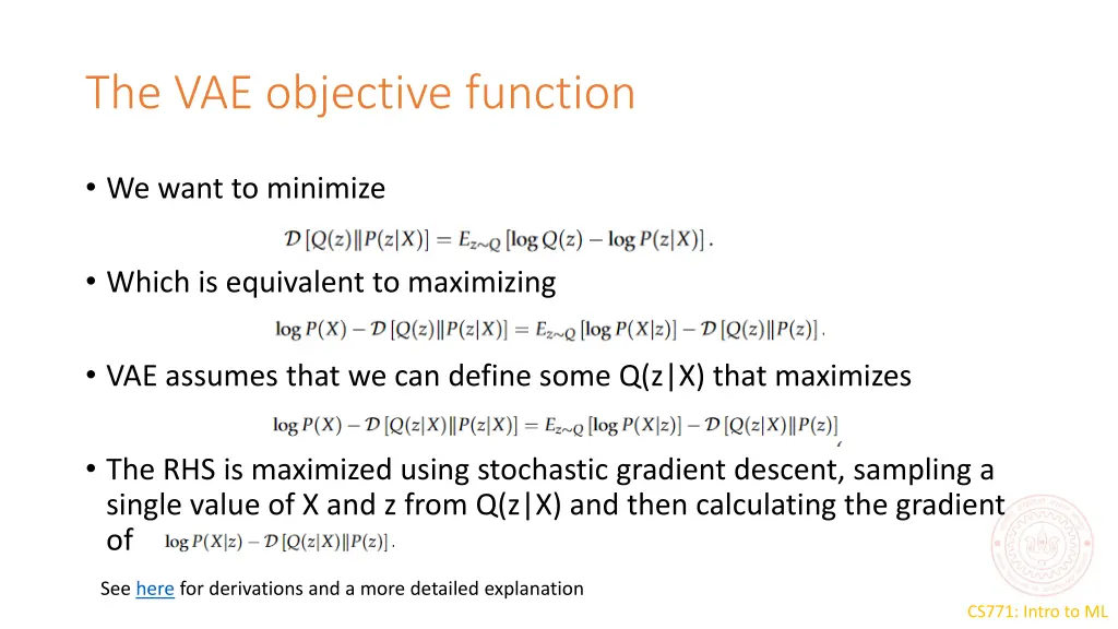 the vae objective function