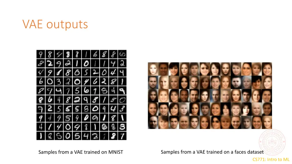 vae outputs