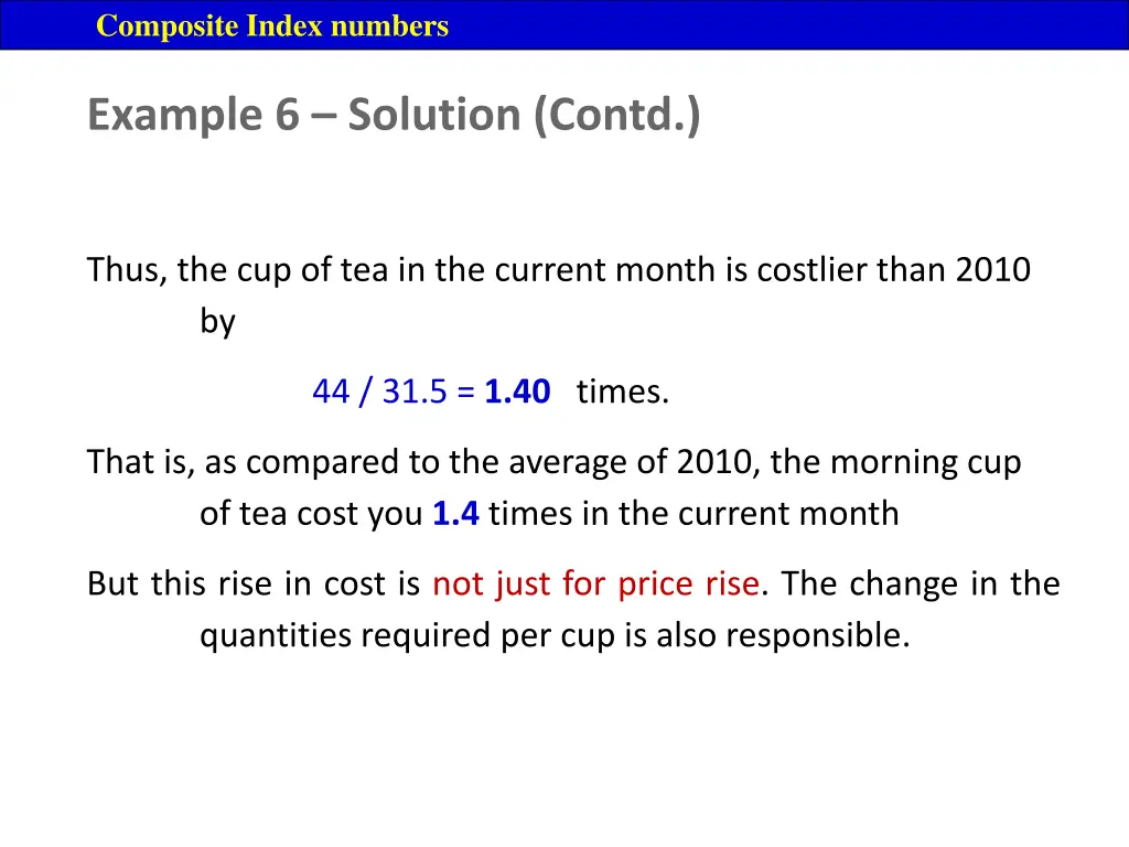 composite index numbers 6