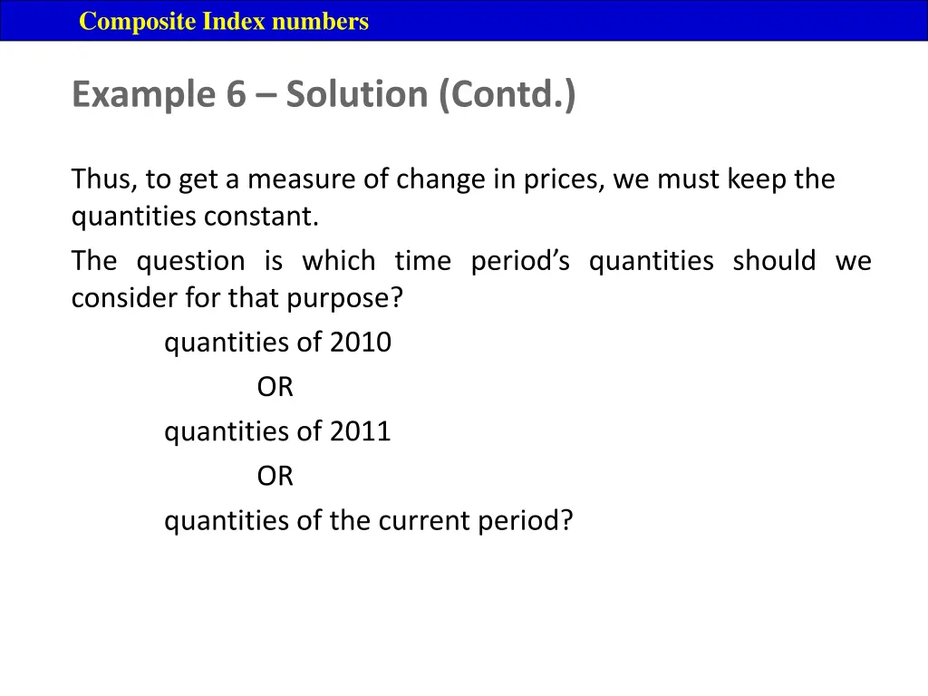 composite index numbers 7