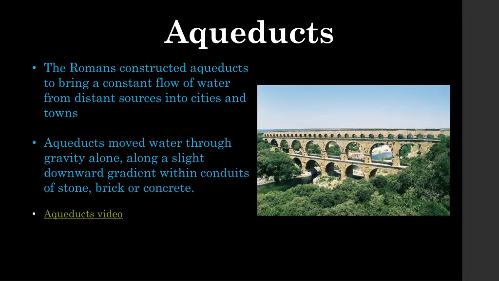 aqueducts