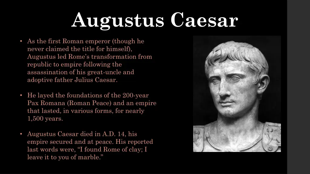 augustus caesar