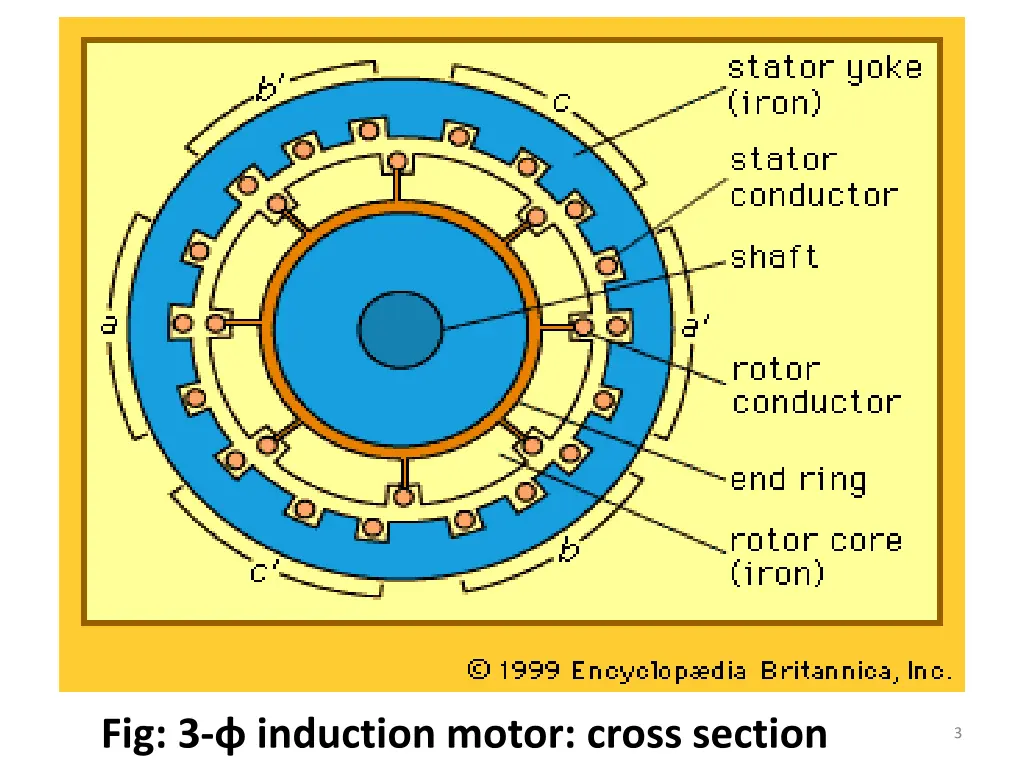 fig 3 induction motor cross section