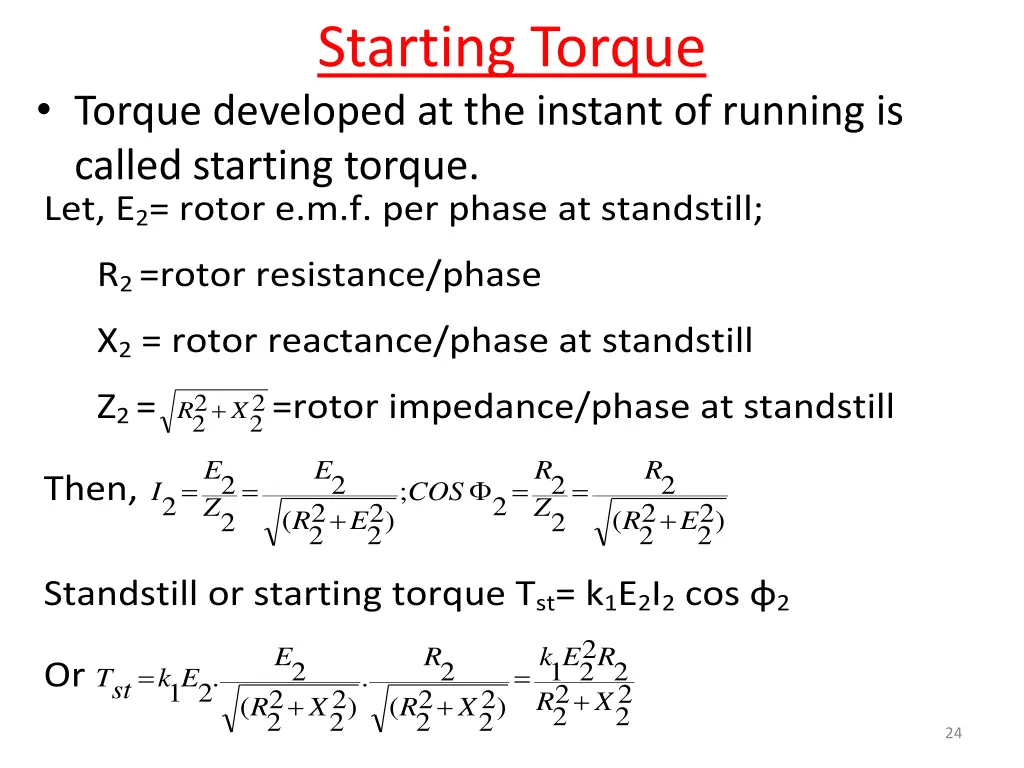 starting torque