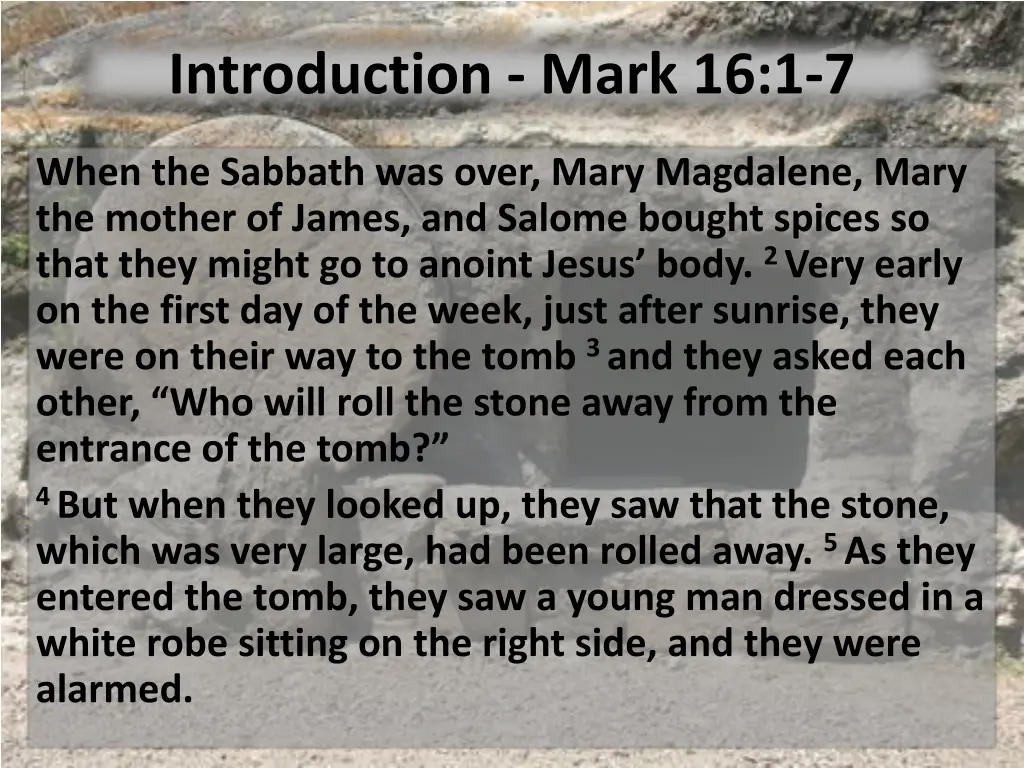 introduction mark 16 1 7