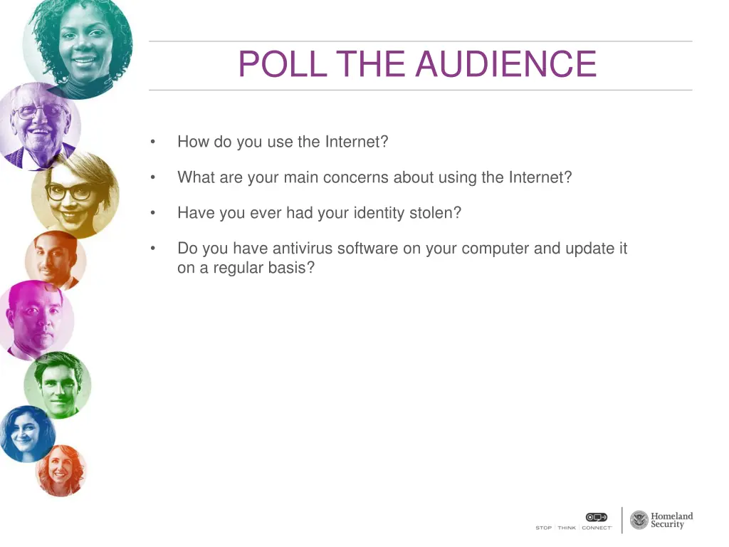 poll the audience