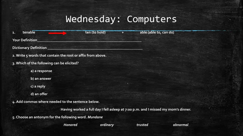 wednesday computers