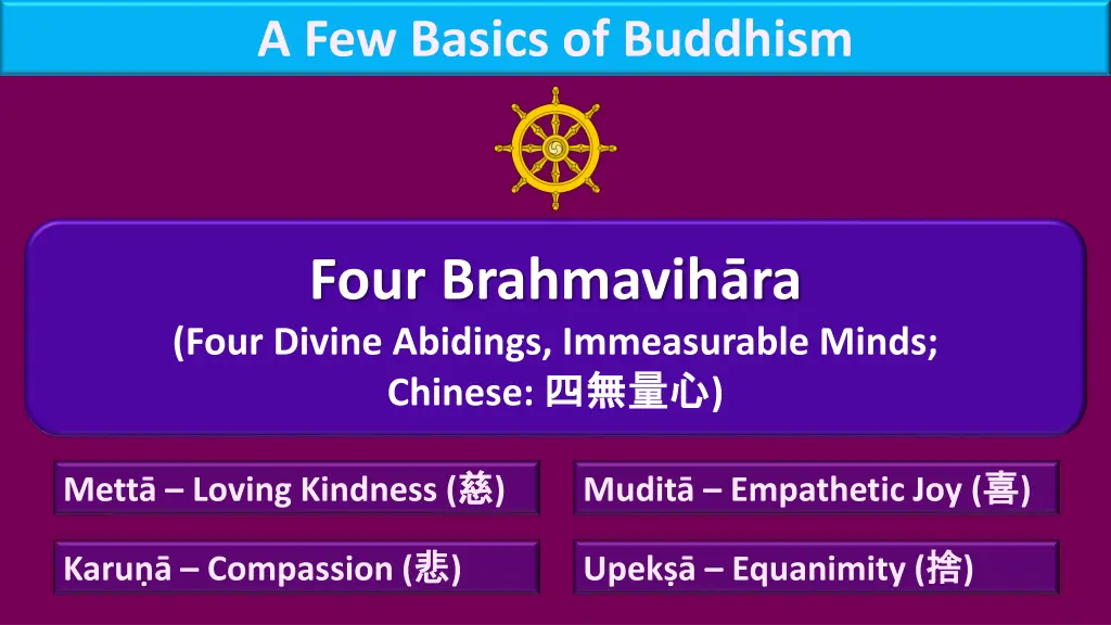 a few basics of buddhism 1