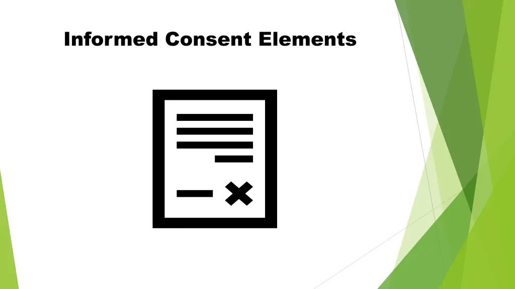 informed consent elements