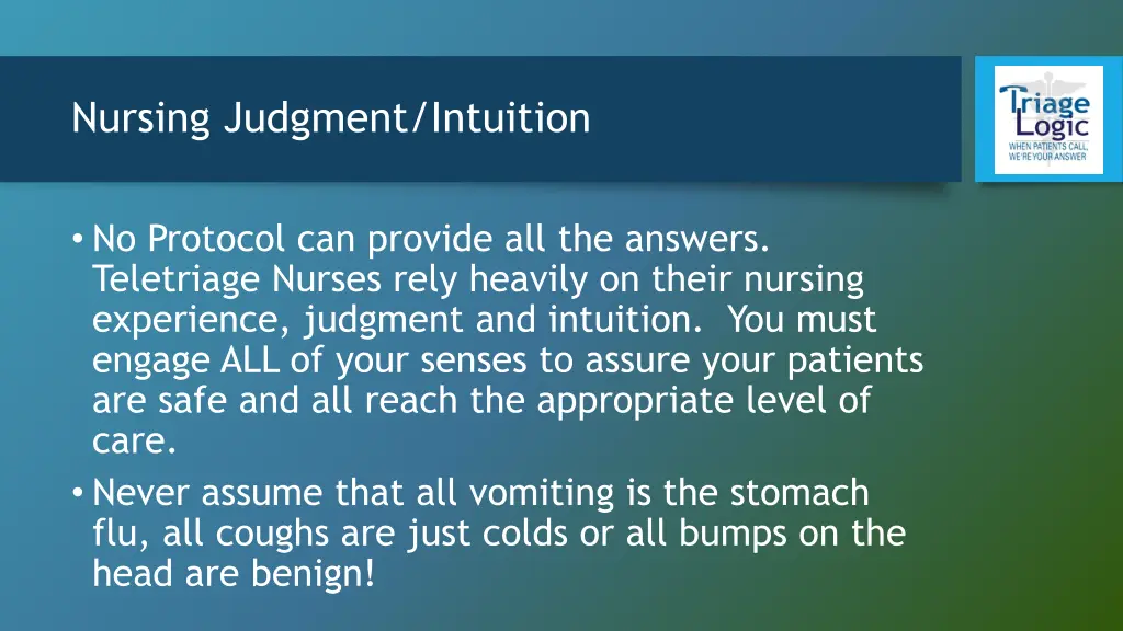 nursing judgment intuition