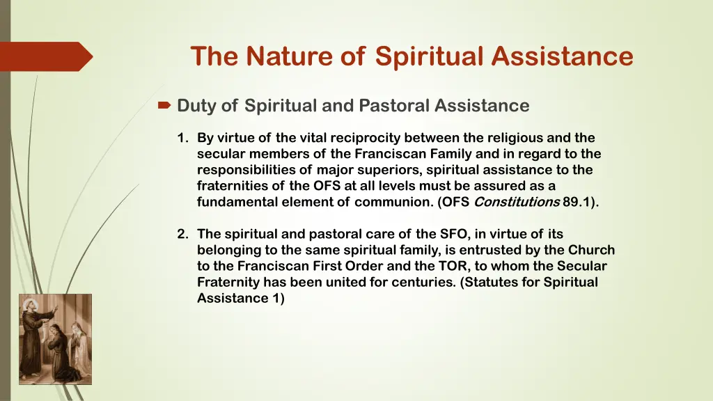 the nature of spiritual assistance 11