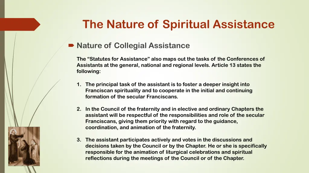 the nature of spiritual assistance 26